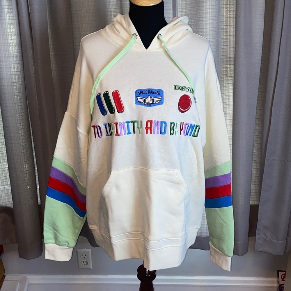 Buzz Lightyear Pixar Hoodie Unisex sz XL NWT